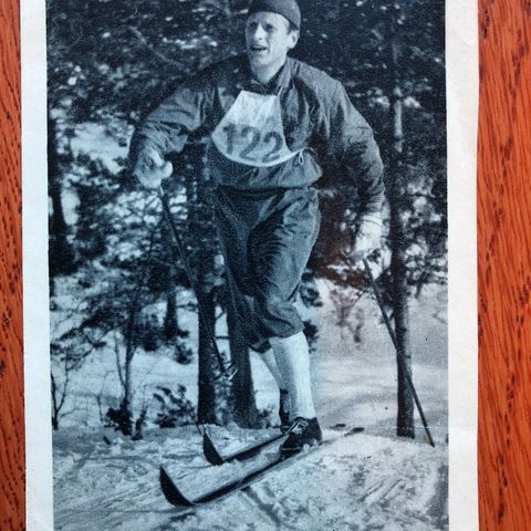 Martin Stokken Langrenn Ski Selsbakk samlekort fra 1958 selges!