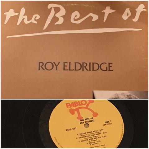 VINTAGE/ RETRO LP-VINYL "THE BEST OF/ ROY ELDRIDGE 1980"