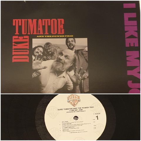 VINTAGE/ RETRO LP-VINYL "DUKE TUMATOE AND THE POWER TRIO/ I LIKE MY JOB"