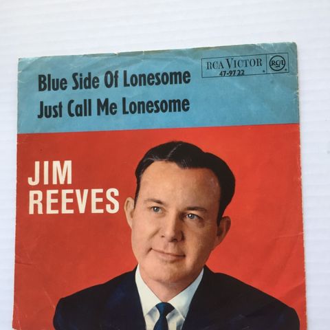 JIM REEVES - / BLUE SIDE OF LONESOME - OBS! OBS! KUN TOMCOVER OBS! OBS!