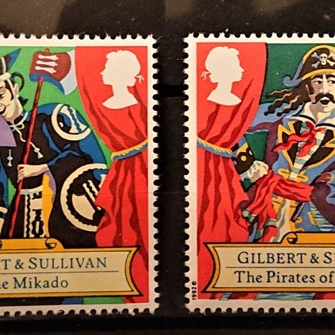 England, Sir Arthur Sullivan, 150år jubileum frimerker **/ 333 æv…