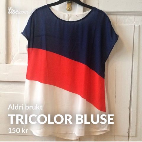 Tricolor Bluse