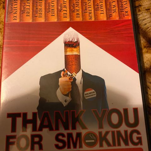 Thank you for smoking (norsk tekst) DVD