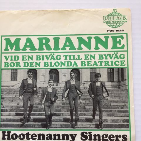 HOOTENANNY SINGERS / MARIANN - OBS! OBS! KUN TOM COVER OBS! OBS!