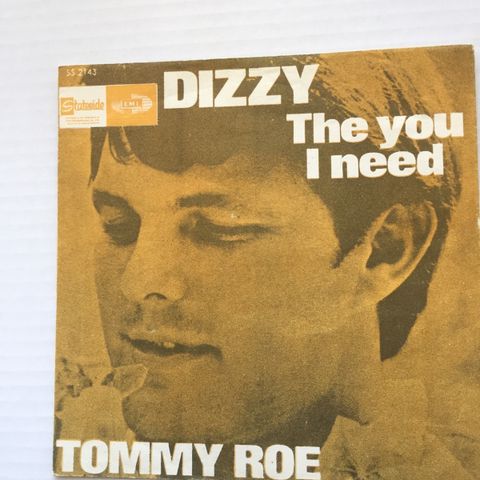 TOMMY ROE / DIZZY - OBS! OBS! KUN TOM COVER 7" VINYL OBS! OBS!