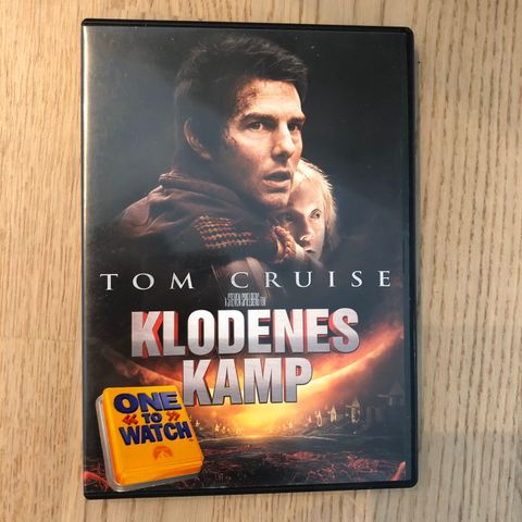 DVD: «Klodens kamp», Tom Cruise, Action.