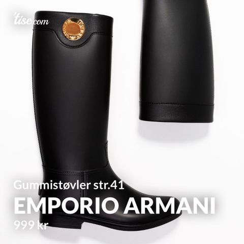 Gummistøvler Emporio Armani