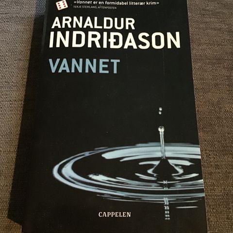 Pocketbok: Arnaldur Indridason, Vannet