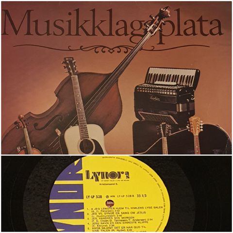 VINTAGE/ RETRO LP-VINYL "MUSIKKLAGSPLATA"