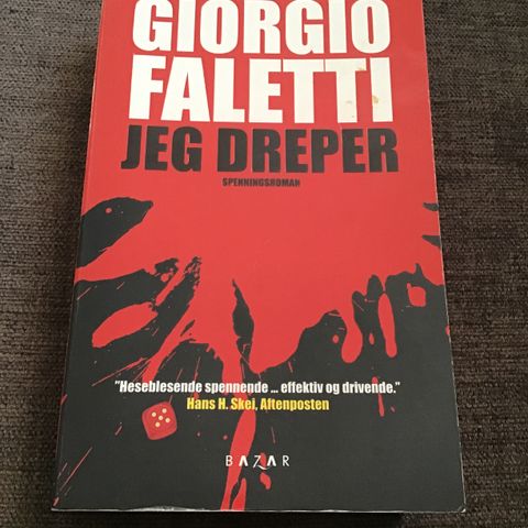Pocketbok: Giorgio Faletti, Jeg dreper