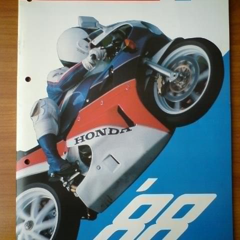 Honda MC-katalog 1988. Norsk