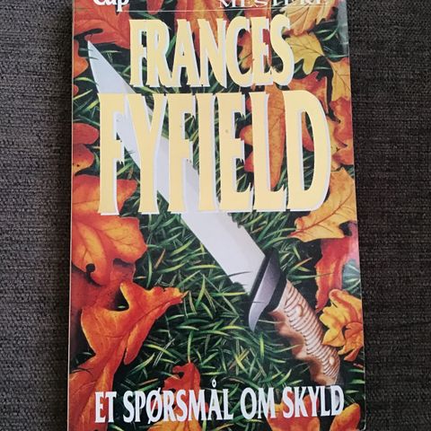 Pocketbok: Frances Fyfield, Et spørsmål om skyld