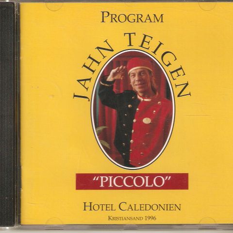 Jahn Teigen - Piccolo - CD-Singel - Sjelden - Prima Vera