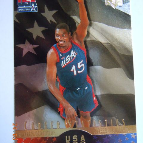 NBA Upper Deck 1996 Atlanta OL - Hakeem Olajuwon SP basketballkort