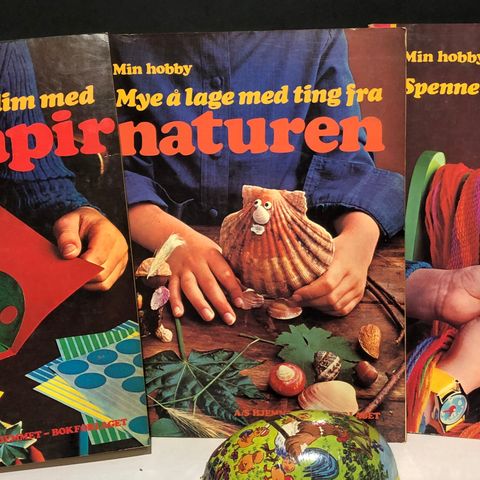 Hobbybøker for barn fra 1977