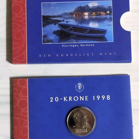 20 - kroner 1998 - Brilliant