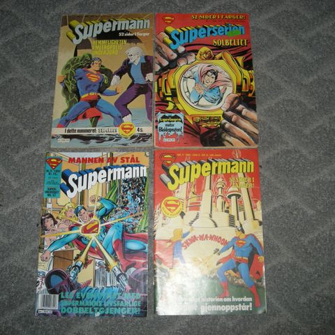 Supermann blader og album