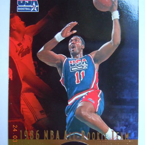 NBA Upper Deck 1996 Atlanta OL - Karl Malone All-Rookie basketballkort