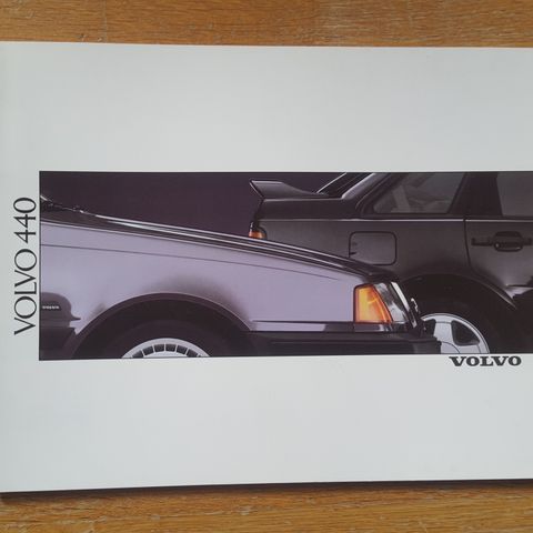 Brosjyre Volvo 440 1989