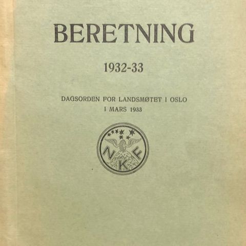 Norges Konduktørforbunds beretning 1932-33