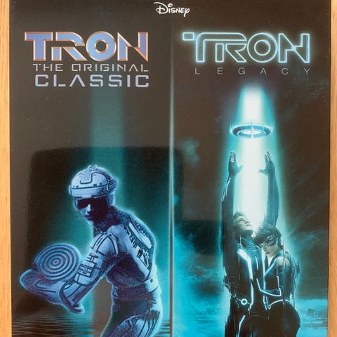 Tron The Original Classic / Tron Legacy limited Blu-ray steelbook (norsk tekst)