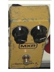 Vintage MXR distortion + (1977) vreng pedal og Wahwah pedal selges