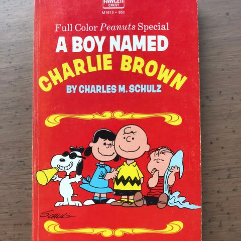 Knøttene -pocketbok. Charlie Brown. Fra 1971.