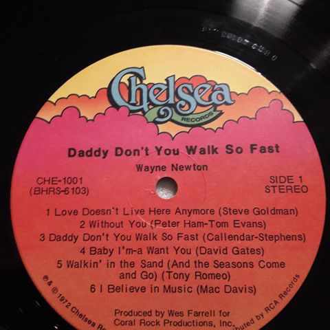 Wayne Newton Daddy Don't You Walk So Fast