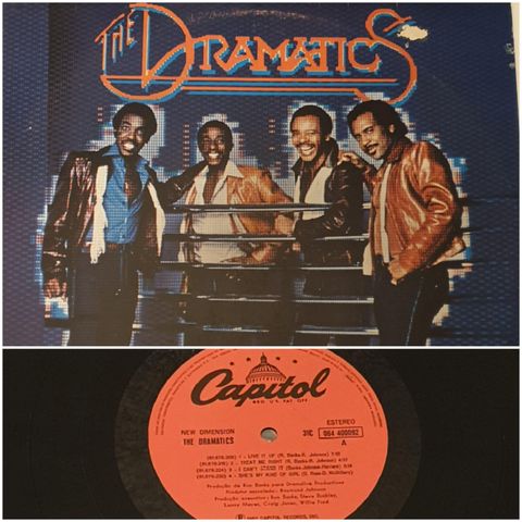 VINTAGE/ RETRO LP-VINYL "THE DRAMATICS/NEW DIMENSION 1982"