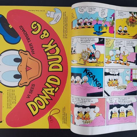 DONALD DUCK & Co nr.21 1978 med solskjerm og klistermerke