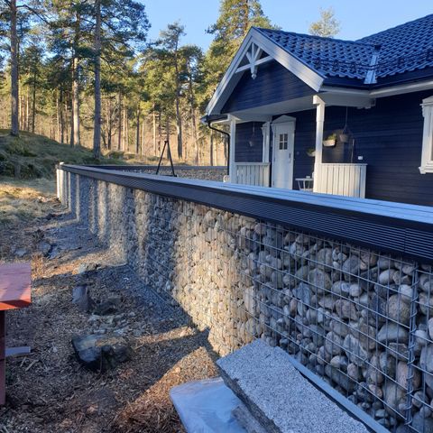 Mur blokk til Gabion støttemur 100x50x50 Cm