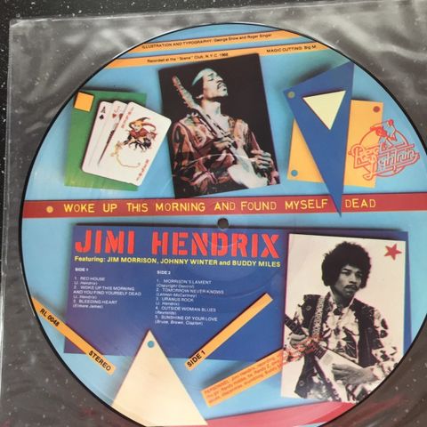 JIMI HENDRIX / WOKE UP THIS MORNING AND FOUND MYSELF DEAD - VINYL LP