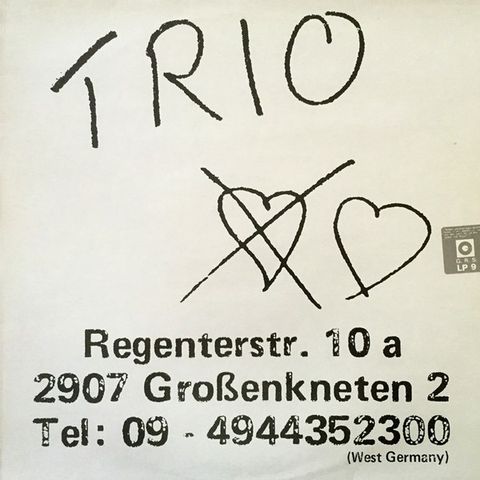 Trio – Trio (LP, Album 1982)