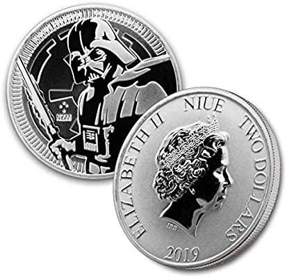 2019 NIUE 1 OZ SØLV STAR WARS  LIGTHSABER «DARTH VADER» BU