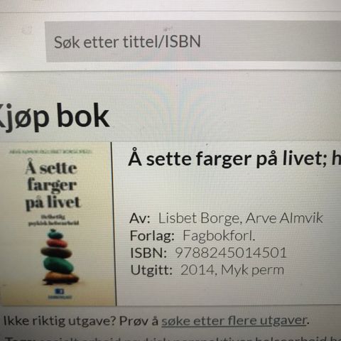 Fagbøker psykisk helsearbeid