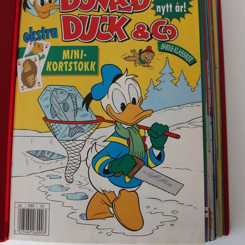 DONALD DUCK BLADER 1995 BLADER MED BILAG/TING I NOEN AV BLADENE