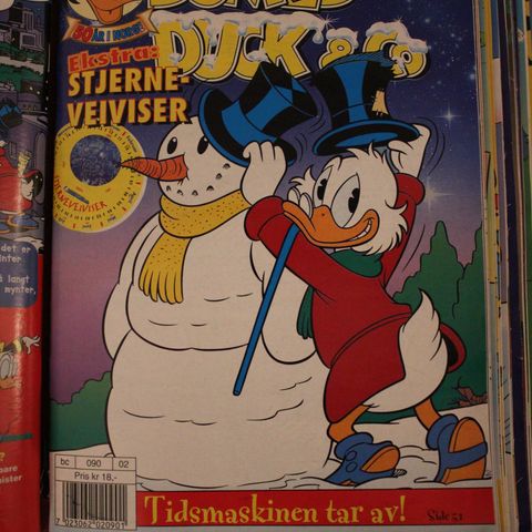 DONALD DUCK BLADER 1998 MED BILAG OG TING I NOEN AV BLADENE