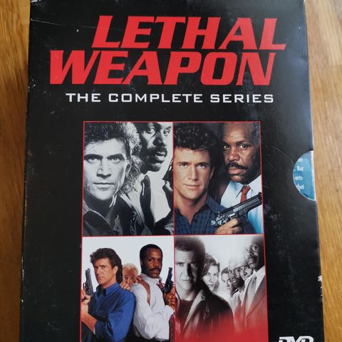 Lethal Weapon 1-4 (DVD, region 1)