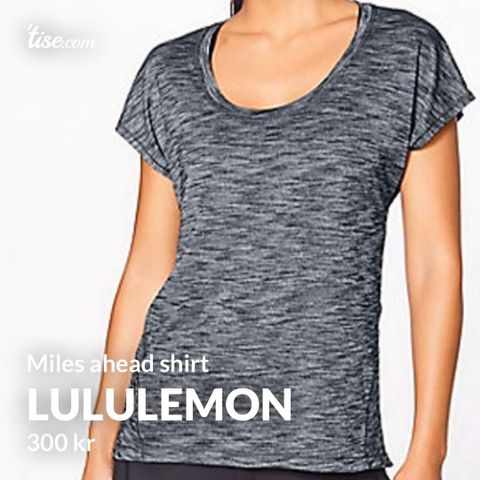 Lululemon miles ahead shirt