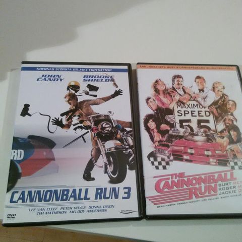 DVD Cannonball  Run.      Norske tekster