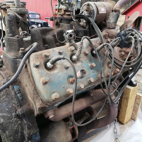 Flathead V8 EAB motor til salgs