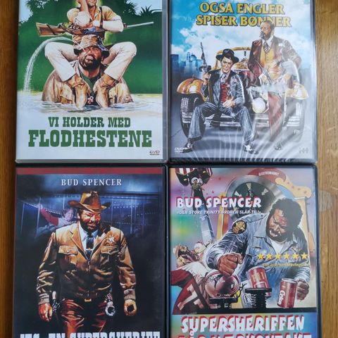 Bud Spencer, 4 stk filmer (DVD)