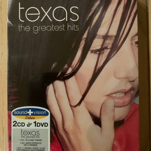 Texas - The Greatest Hits sound+vision deluxe edition (2CD + 1DVD), ny i plast