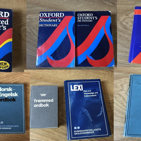 Engelsk. Norsk. ORDBØKER. DICTIONARIES.