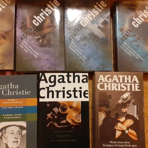 Agatha Christie bøker. KLASSISKE KRIM!