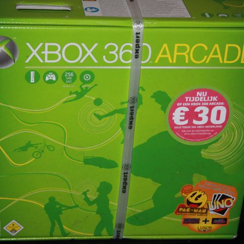 Ny\uåpnet Xbox360 Arcade Falcon, kan jtages.