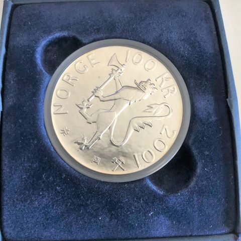 Nobels Fredspris - 100 kr i sølv