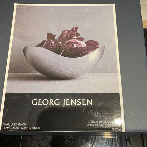 Georg Jensen skål Bloom lille blank -Ny