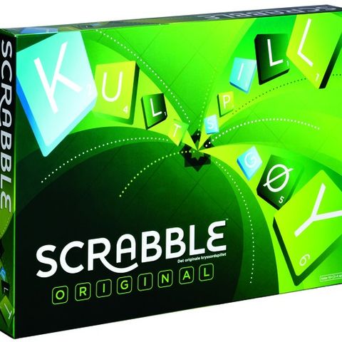 Scrabble plastforseglet