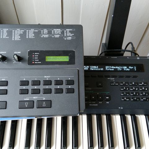 Akai EWI 3000m analog synthmodul for blås og tangenter